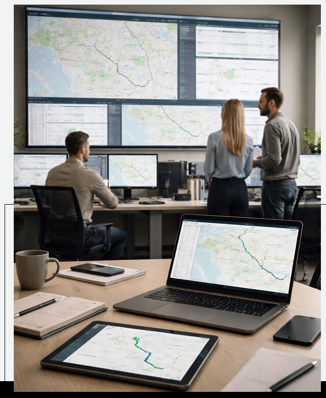 Трекинг грузов и Fleet Management, мониторинг автопарка в Заволжье