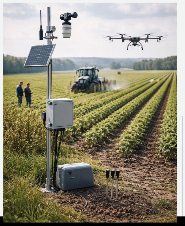 Разработка IoT мониторинга полей в Заволжье от 8656 р. | АвикейЗвл